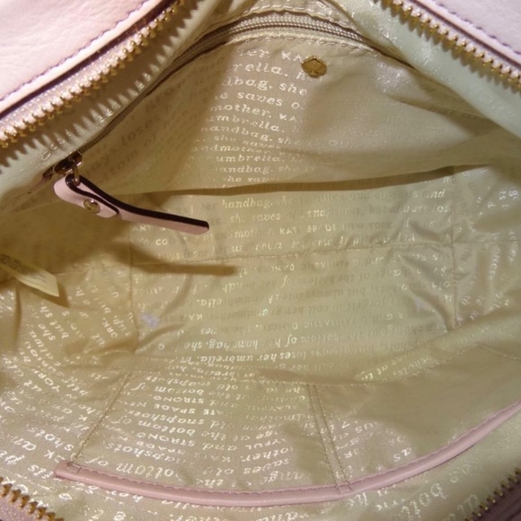 KATE SPADE Hamilton Handbag Crossbody Cipria Pink Leather NWT MSRP $328 - Picture 6 of 6